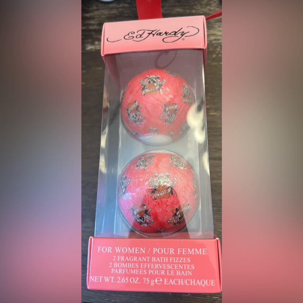 NIB Ed Hardy Bath Fizzes - bath bombs!